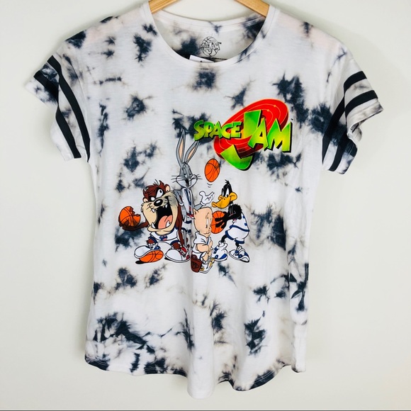 Tops | Nwt Space Jam Tie Dye Tee | Poshmark